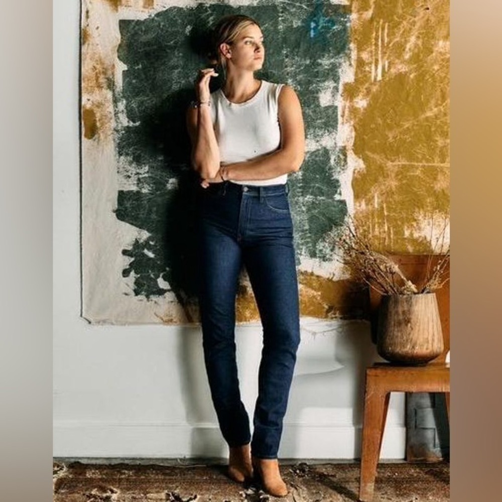 imogene + willie High Rise elizabeth Dark Blue Jeans size 27